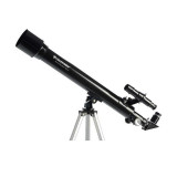 Telescop refractor Powerseeker 50AZ Celestron, 50 mm, marire 100x, trepied aluminiu, Negru