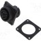 Conector circular BINDER 696 soclu mamă 8 pini 400V 25A IP67/IP69K