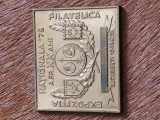 Placheta expozitia filatelica