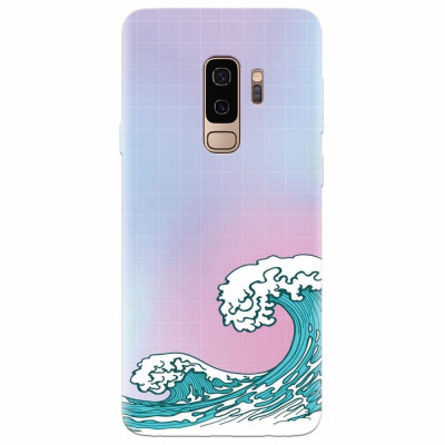 Husa silicon pentru Samsung S9 Plus, Waves foto