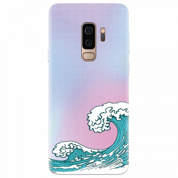 Husa silicon pentru Samsung S9 Plus, Waves