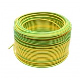 Cablu impamantare cupru 10mm galben-verde MYF H07V-K, izolatie PVC 450/750V 100m/rola