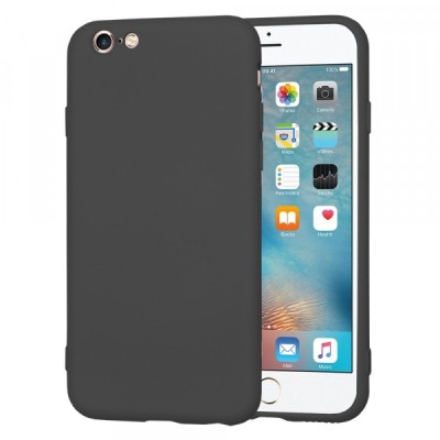 Husa pentru Apple iPhone 6 / 6s, Techsuit, SoftFlex, Neagra foto