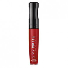 Ruj de Buze Lichid Mat Rimmel London Stay Matte, 500 Fire Starter, 5.5 ml foto