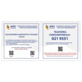 Set plăcuțe obligatorii ANPC S.A.L. și Telefonul Consumatorului - Sălaj