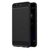 Husa Huawei P10 Plus Asteroid GSM Carbon Silicone, negru