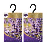 Cumpara ieftin Pachet 2 odorizante parfumate tip umeras, cu parfum de lavanda, 24 x 12 cm, pentru dulap, dressing, sertar si autoturism
