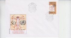 C12 - FDC Romania - 50 ani semn Declaratiei Univ a Drept Omului - LP1469 - 1998