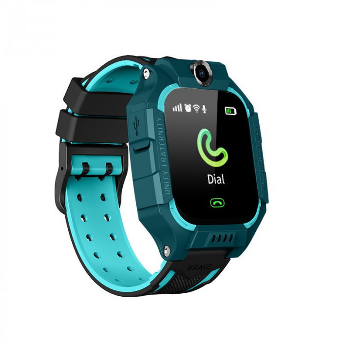 Ceas Smartwatch Flippy, Pentru Copii, Model Q19 Z6, Localizare LBS, Istoric Traseu, Monitorizare Spion, Camera Foto, Lanterna, Chat Vocal, Apel SOS, T