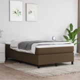 vidaXL Cadru de pat box spring, maro &icirc;nchis, 120x200 cm, textil