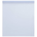 vidaXL Folie fereastră, statică/mată, alb, 60x2000cm, PVC