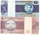 Bancnota Brazilia 5 Cruzeiros 1974, P-192 UNC, America