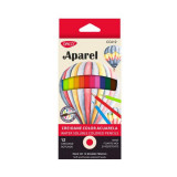 Creioane color acuarelă DACO Aparel, 12 culori - CC612 - ***