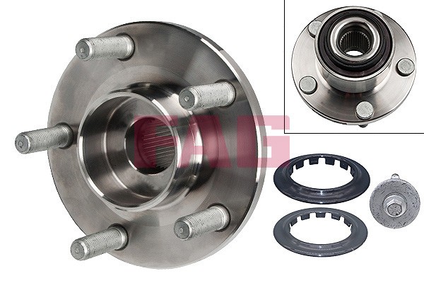 FAG 713 6604 40 Set rulment roata