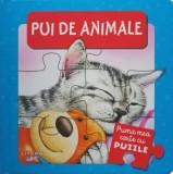 Prima mea carte cu puzzle. Pui de animale - Litera
