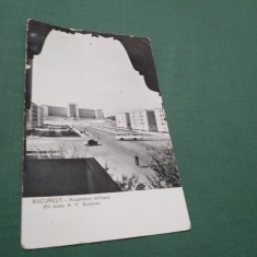 CARTE POSTALA CIRCULATA BUCURESTI ACADEMIA MILITARA DIN PIATA AV SUVOROV