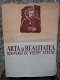 ARTA SI REALITATEA DIN PUNCT DE VEDERE ESTETIC de N.C. CERNASEVSKI , 1952