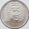 697 San Marino 1000 Lire 1985 Johann Sebastian Bach km 183 argint