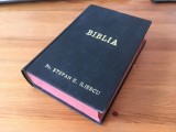 BIBLIA IN LIMBA GREACA- OXFORD 1898 SOCIETATEA BIBLICA PENTRU MAREA BRITANIE SI STRAINATATE. FORMAT 17 X 12 X 4 CM. STARE EXCELENTA!