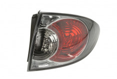 Stop tripla lampa spate dreapta ( exterior , Semnalizator alb, culoare sticla negru) MAZDA 6 COMBI 2002-2005 foto