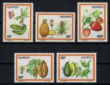 RWANDA 1987 - Fructe / serie completa MNH, Nestampilat