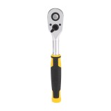 Antrenor cu clichet reversibil Stanley 3/8 inch, 72 dinti, maner bimaterial