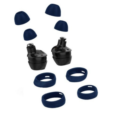 Set 4 Varfuri de schimb pentru casti Samsung Galaxy Buds/Galaxy Buds Plus, Kwmobile, Albastru, Silicon, 49310.04 foto