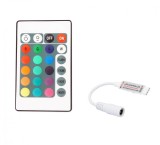 Cumpara ieftin Controller banda led RGB 12V cu telecomanda IR cu 24 taste OKN426-25, CE Contact Electric