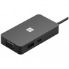 Adaptor multiport Microsoft Travel Hub, USB-C 3.2, Gigabit, HDMI, VGA, Negru