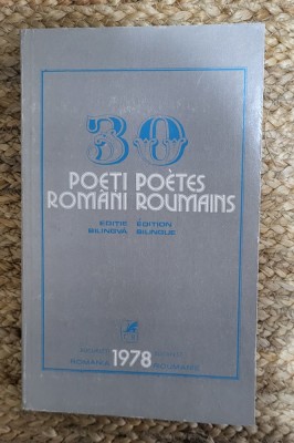30 de poeti romani (editie bilingva romana-franceza) foto