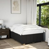 VidaXL Cadru de pat fără saltea Negru 120x190 cm țesătură 3284820