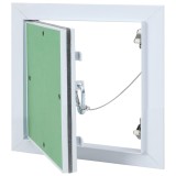 vidaXL Panou Acces Aluminiu Gips-carton 30x30 cm Alb, Interior, Mascare Utilitati