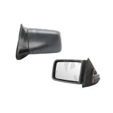 Oglinda exterioara Opel Kadett E (Hatchback +Sedan+Combi) 1985-1991 partea stanga BestAutoVest plana carcasa neagra reglare parghie