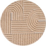 Cumpara ieftin Covor rotund Art Roz boho 200x200 cm