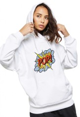 Hanorac dama alb - POP - L