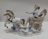 Bibelou portelan - Printesa in caleasca
