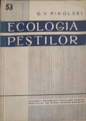 ECOLOGIA PESTILOR-G.V. NIKOLSKI-253612 foto