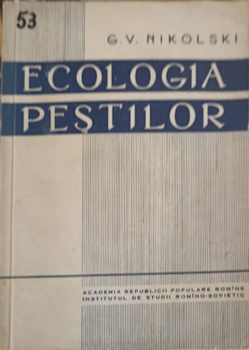 ECOLOGIA PESTILOR-G.V. NIKOLSKI-253612