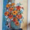 Tablou inramat &quot;Flori&quot; U/C, Stefan Ionescu Maxim,1950,semnat si datat, 50x35 cm