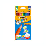 Creioane colorate 12 culori Bic Evolution 60963