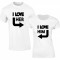 Set tricouri pentru cupluri I love Her COD ST030