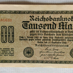 Germania - 1000 Mark / mărci (1922) KH