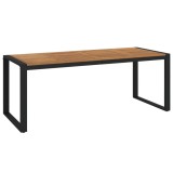 Masa gradina picioare forma de U 200x90x75 cm lemn masiv acacia