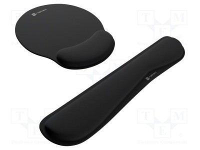 Pad gel negru pentru mouse, tastatură și &amp;icirc;ncheietură NATEC 250x230x25mm foto