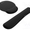 Pad gel negru pentru mouse, tastatură și &icirc;ncheietură NATEC 250x230x25mm
