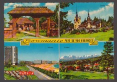 CPIB 24781 CARTE POSTALA - ROMANIA: MARAMURES, PELES, MAMAIA, PREDEAL, CIRCULATA, 1969, STAMPILE, TIMBRU, KRUGER