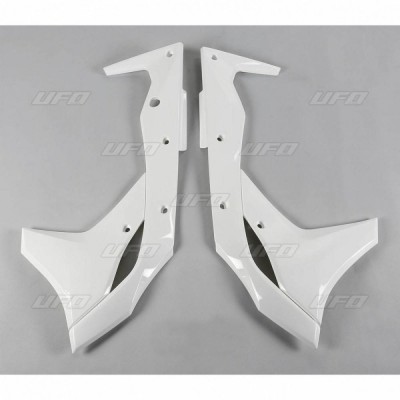 Laterale radiator Kawasaki KXF250/17-18,albe Cod Produs: MX_NEW KA04747047 foto