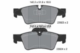 TEXTAR 2392302 set placute frana,frana disc