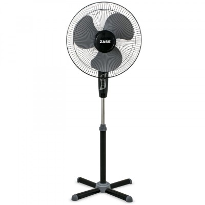 Ventilator silentios cu picior Zass ZF 1604, 41cm diametru, 45 W, Negru - NOU foto