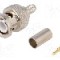 Conector BNC, 50&Omega;, tata, aurit, {{Producator}} -